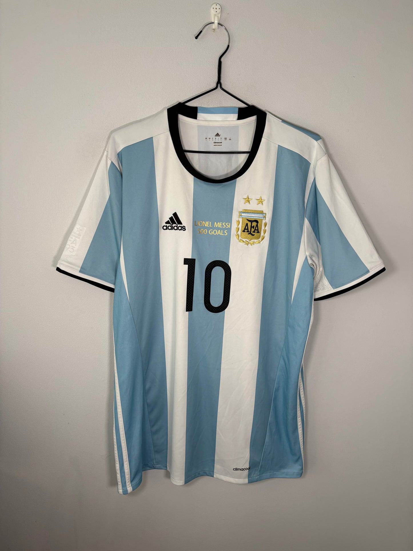 Argentina Home Shirt 2016 Messi (L)