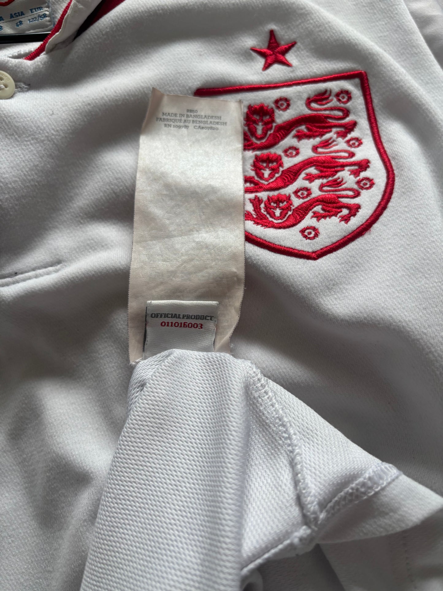 England Home Shirt 2012 (XXL)