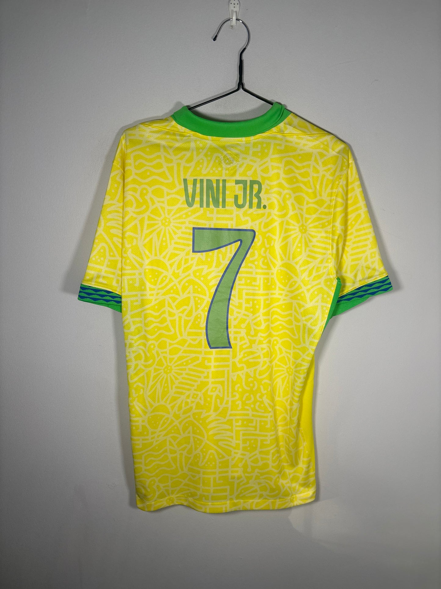 Brazil Home Shirt 2024 Vini Jr (M)