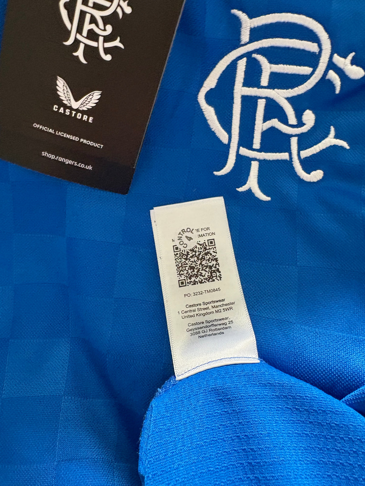 Rangers Authentic Home Shirt 2022/22 L/S BNWT (S)