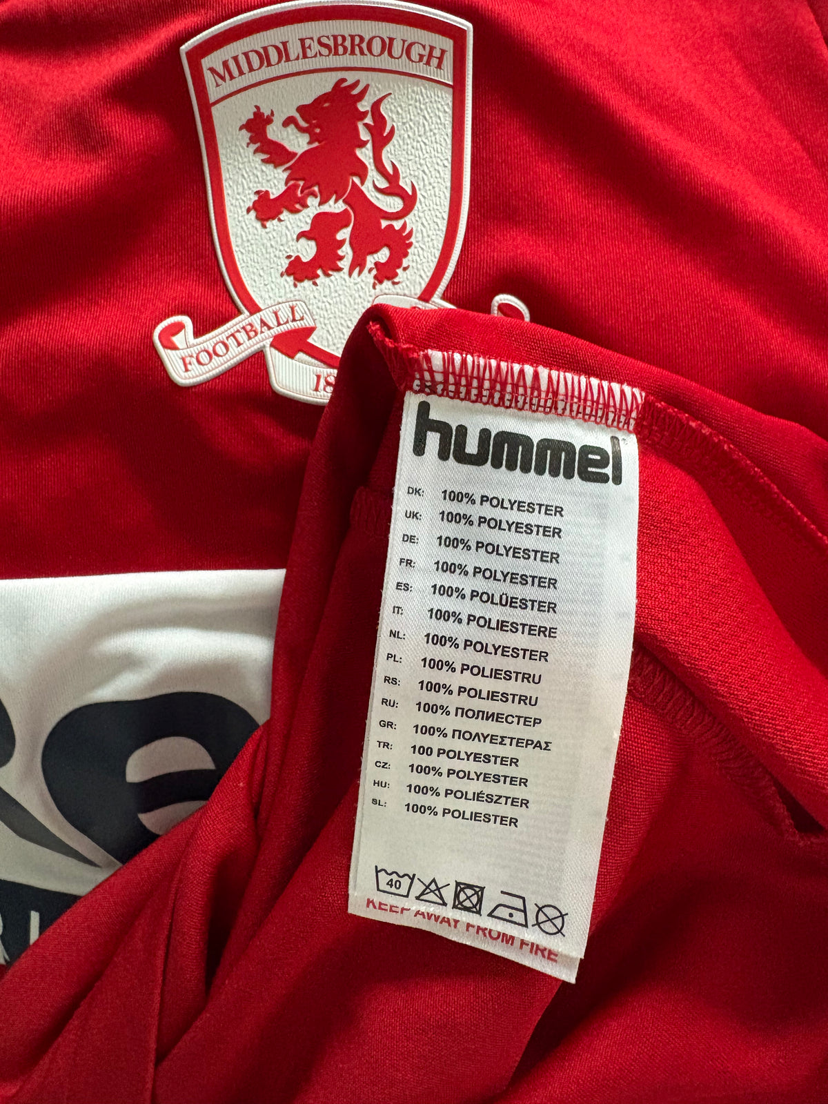 Middlesbrough Authentic Home Shirt 2020/21 Watmore (L)