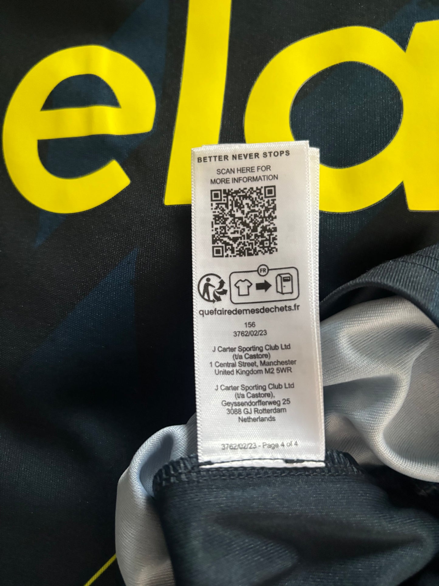 Newcastle United Third Shirt 2023/24 Tripper (S)