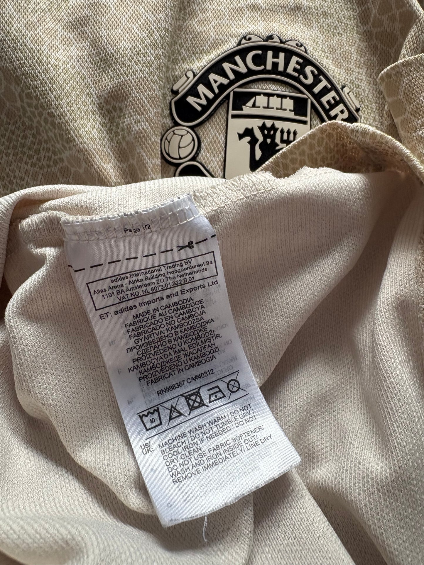 Manchester United Away Shirt 2019/20 Rashford (XLK)