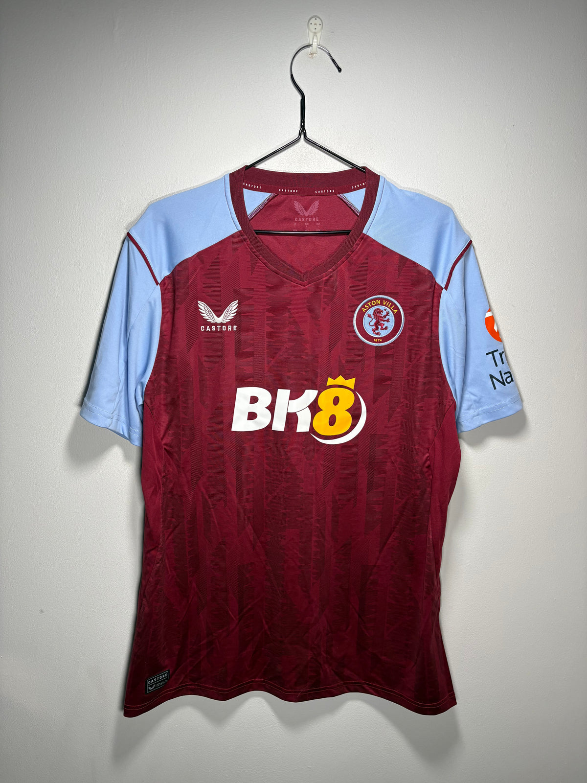 Aston Villa Authentic Home Shirt 2023/24 Ollie Watkins (L)