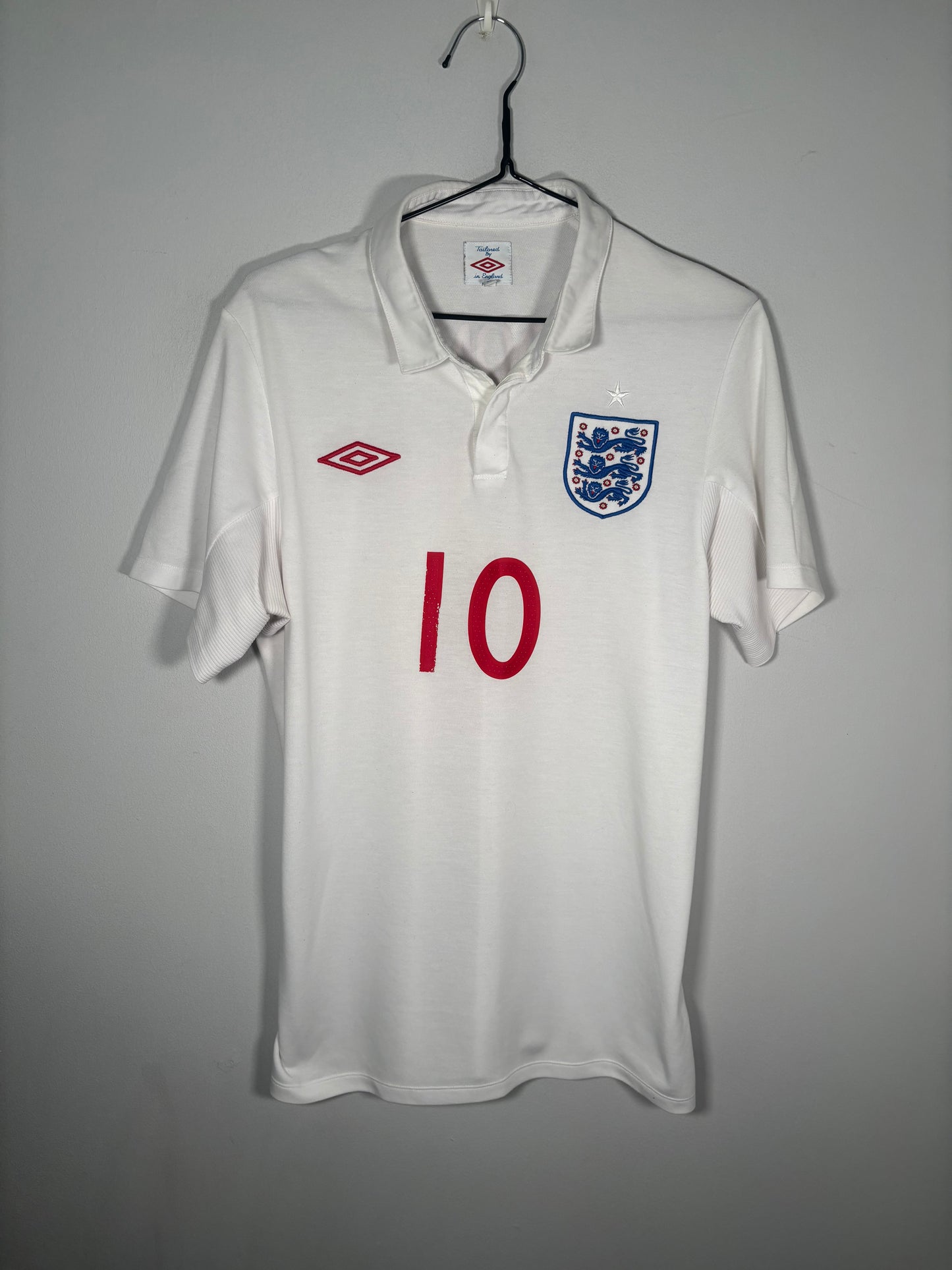 England Home Shirt 2010 Rooney (M)