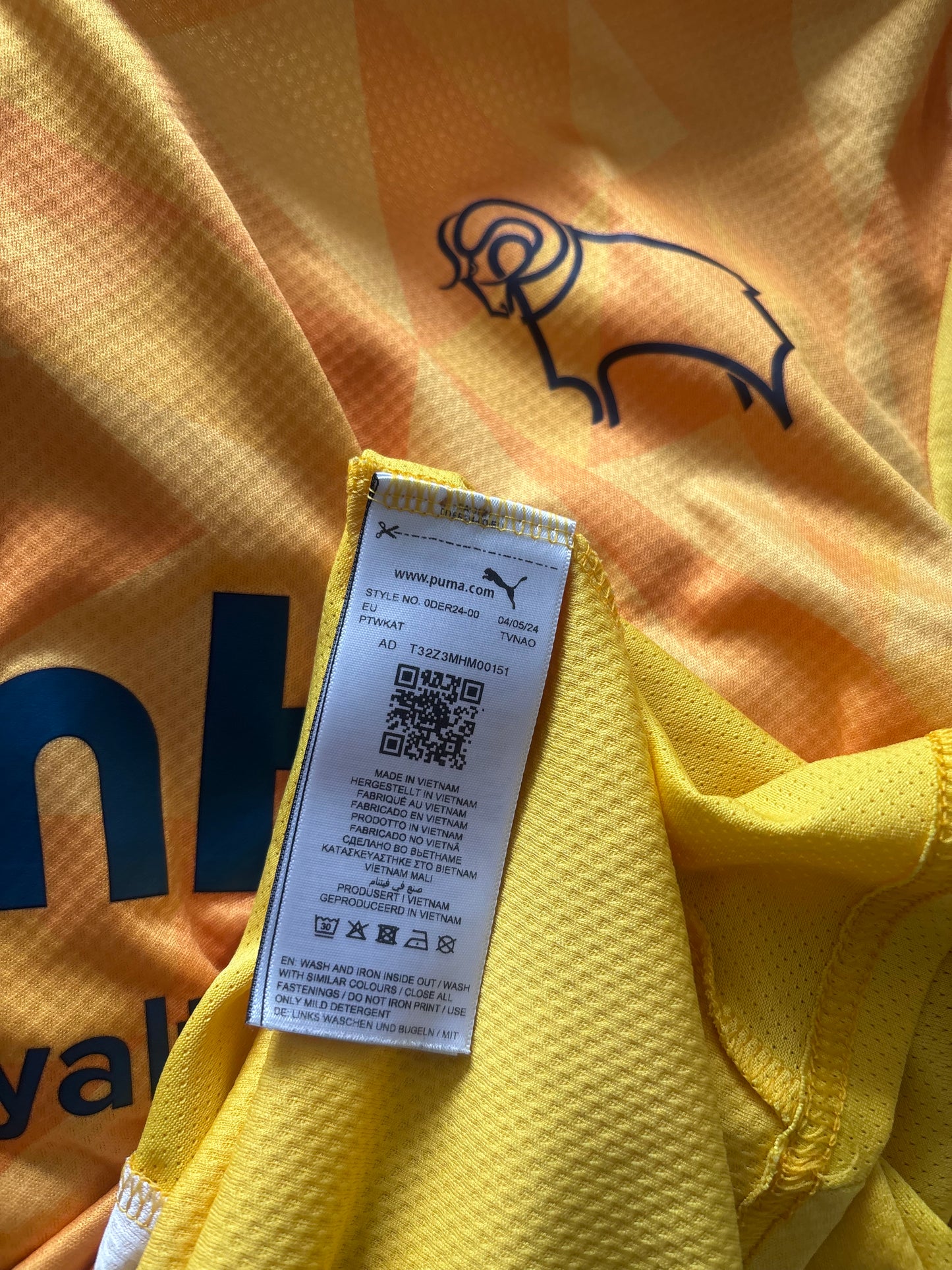 Derby County Third Shirt 2024/25 (S)