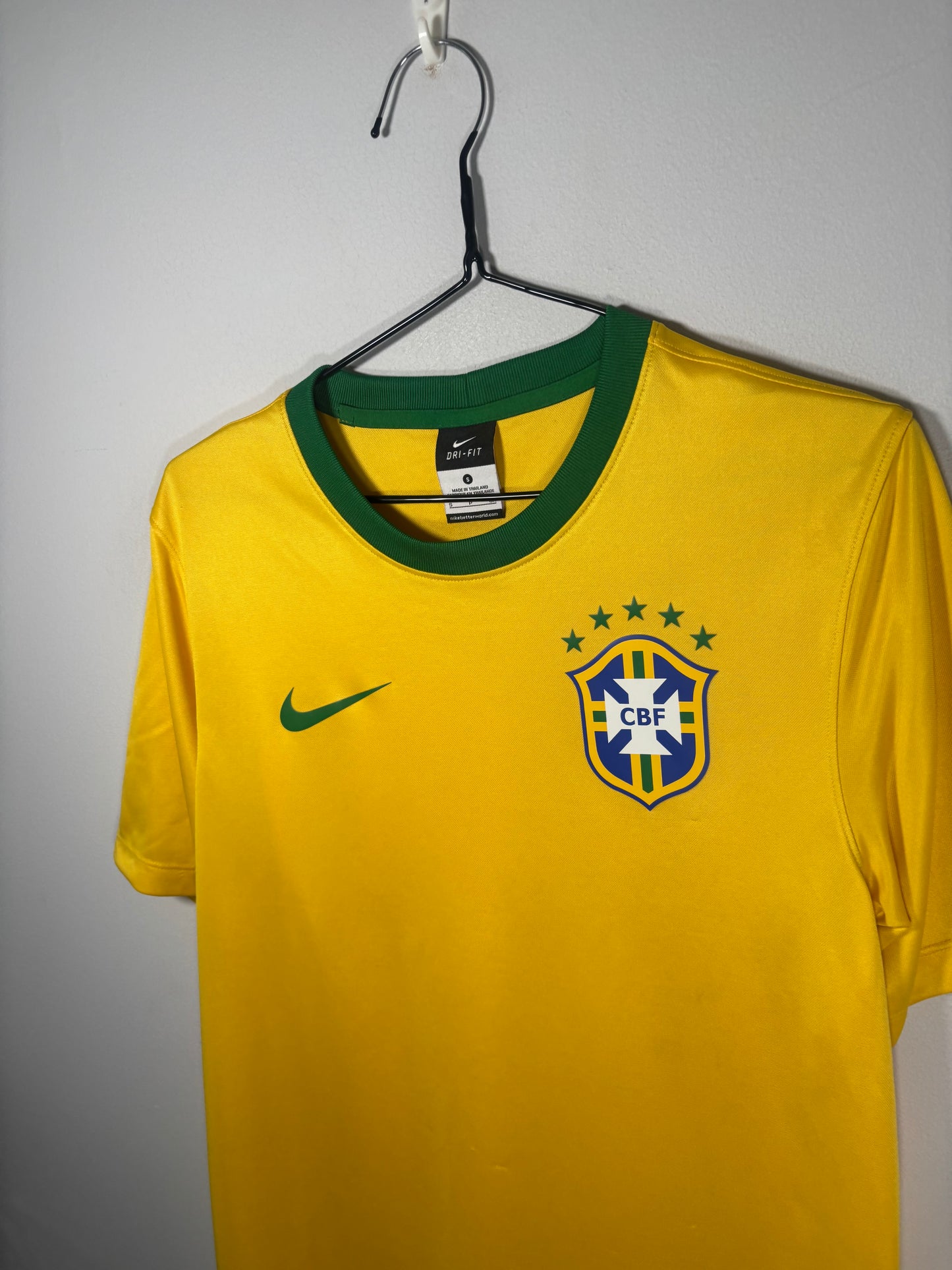 Brazil Home Shirt 2014/15 Player Issue (S)
