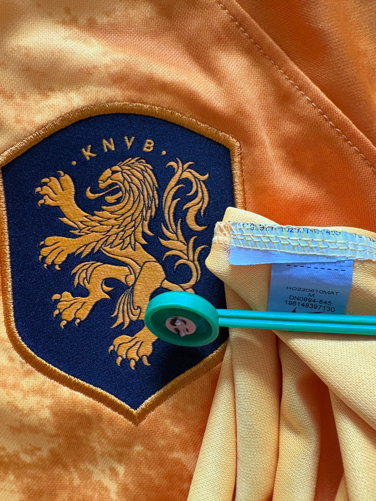 Netherlands Authentic Home Shirt 2022 Weghorst (M)