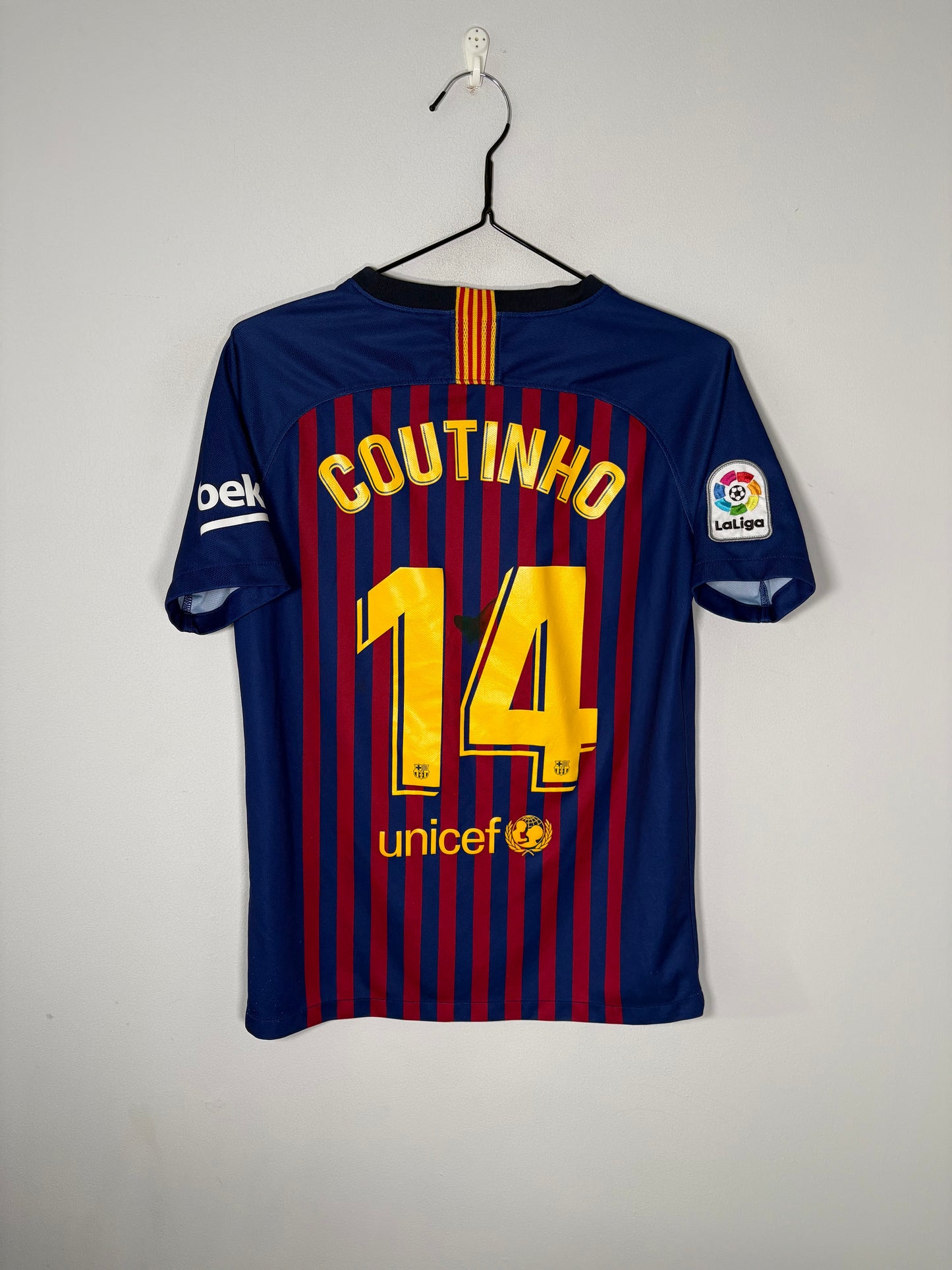 Barcelona Home Shirt 2017/18 Coutinho (XLK)