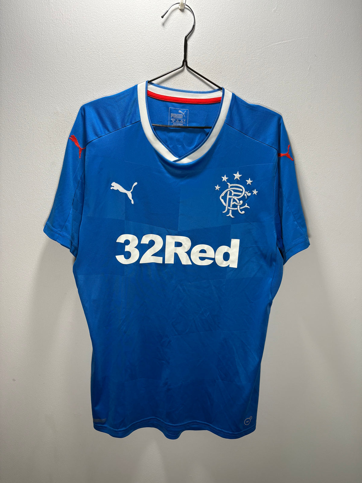 Rangers Authentic Home Shirt 2016/17 Declan John (L)