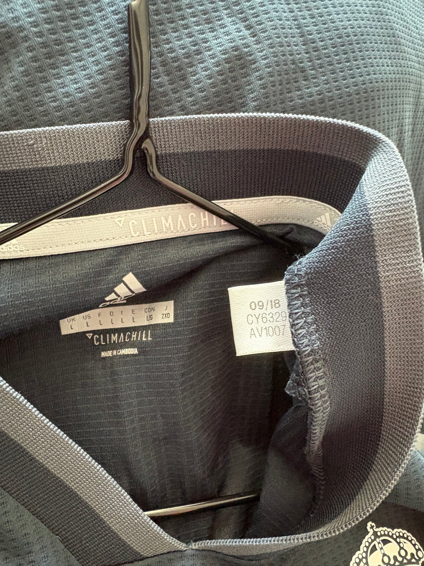 Real Madrid Away Shirt 2018/19 Vini Jr Player Issue (L)