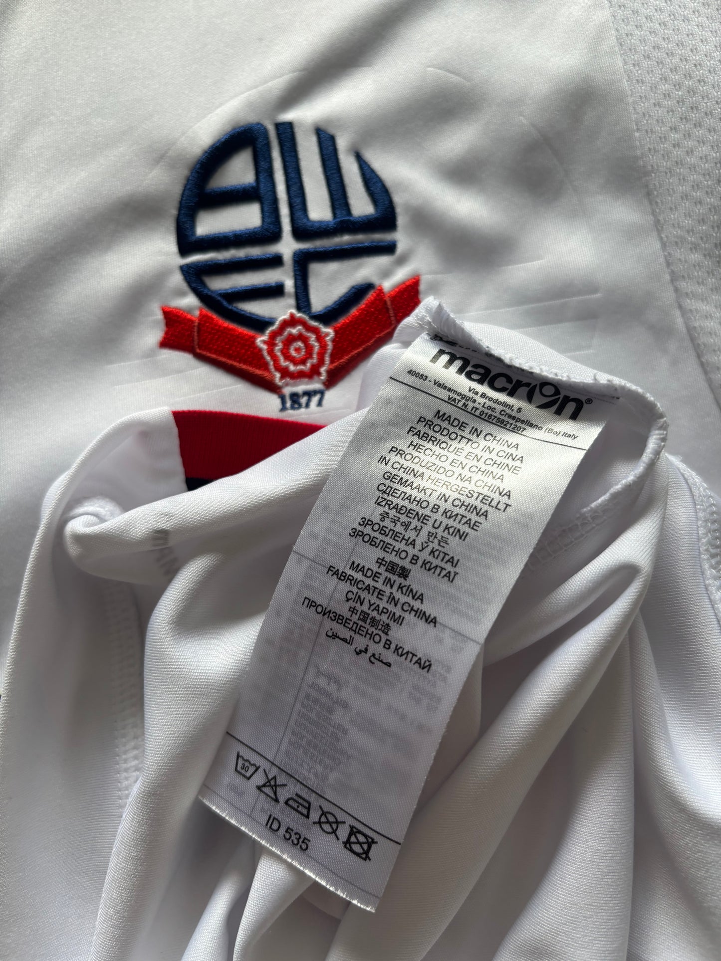 Bolton Wanderers Home Shirt 2016/17 Morais (XL)