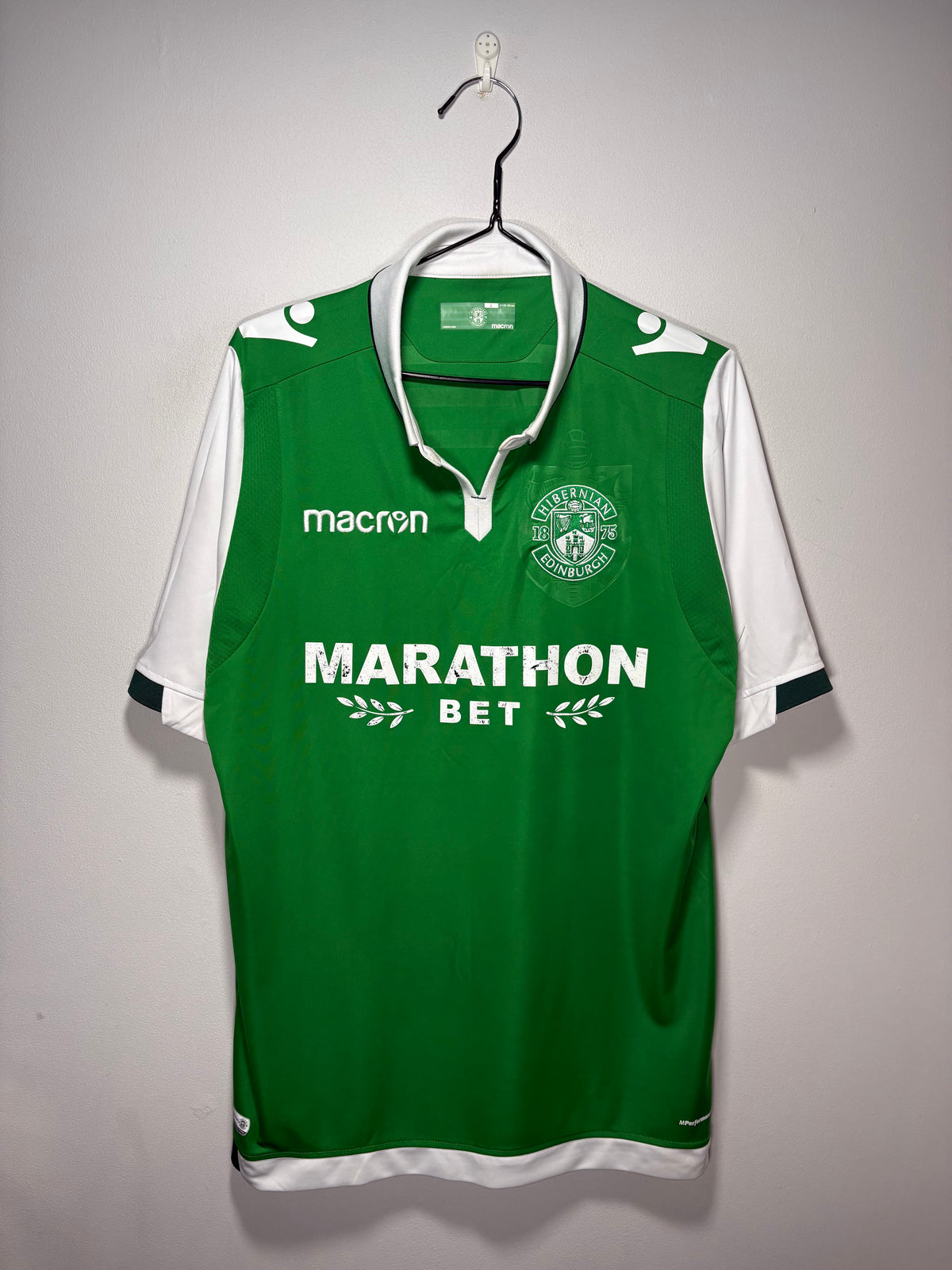 Hibernian Authentic Home Shirt 2017/18 (L)