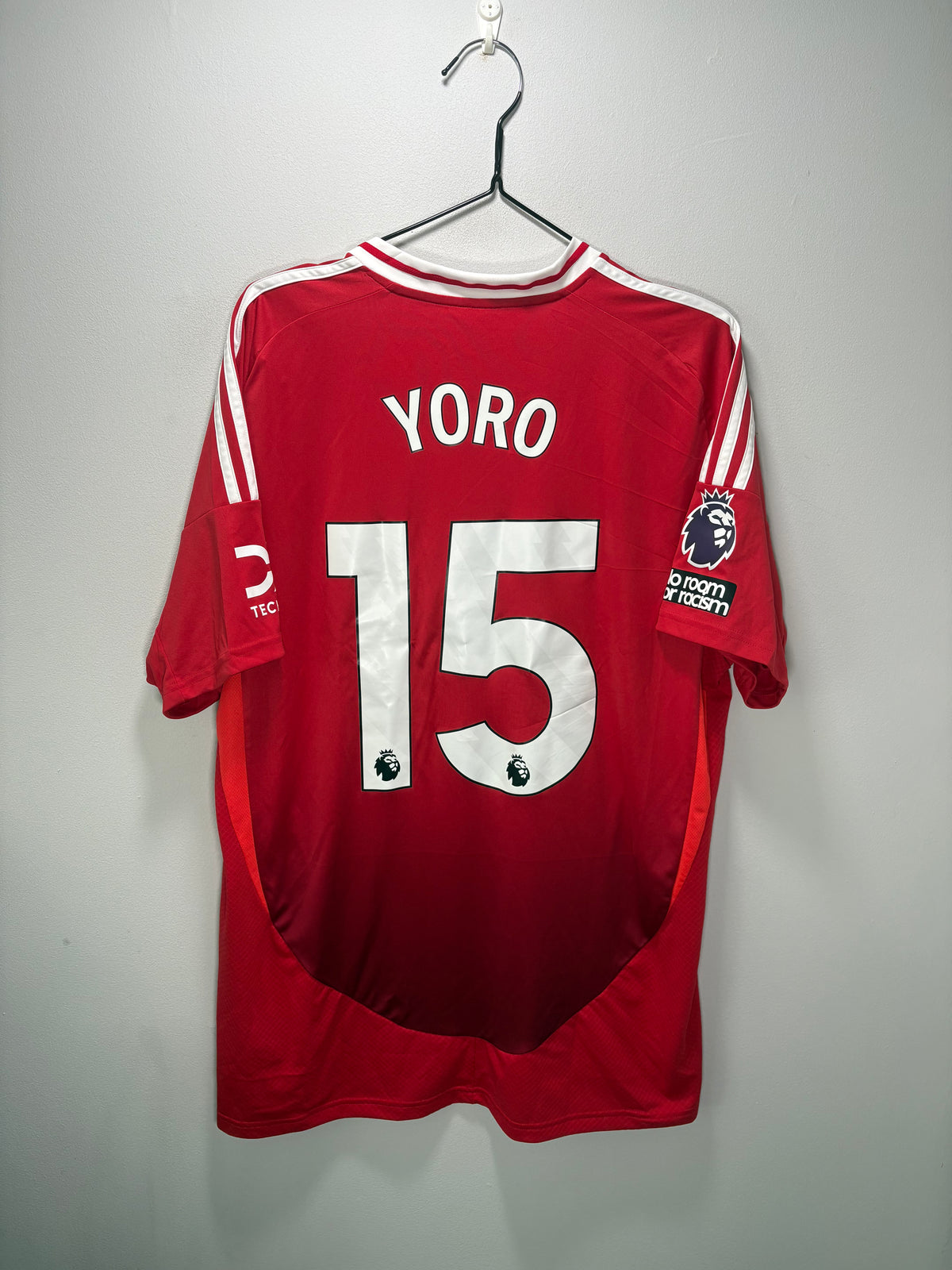 Manchester United Authentic Home Shirt 2024/25 Yoro (XL)