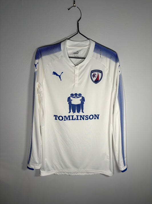 Chesterfield Away Shirt 2017/18 Long Sleeve (S)