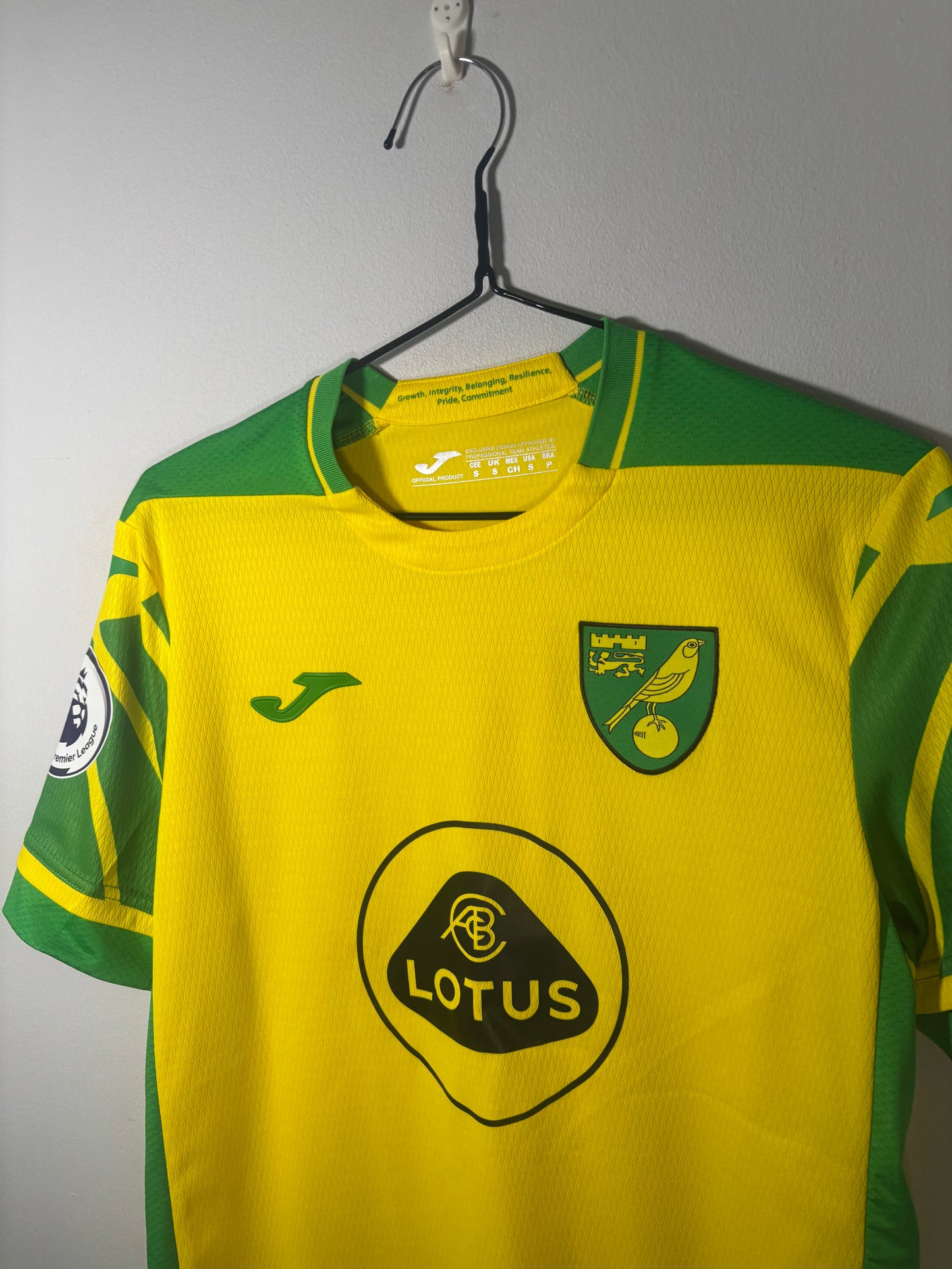 Norwich City Home Shirt 2021/22 (S)