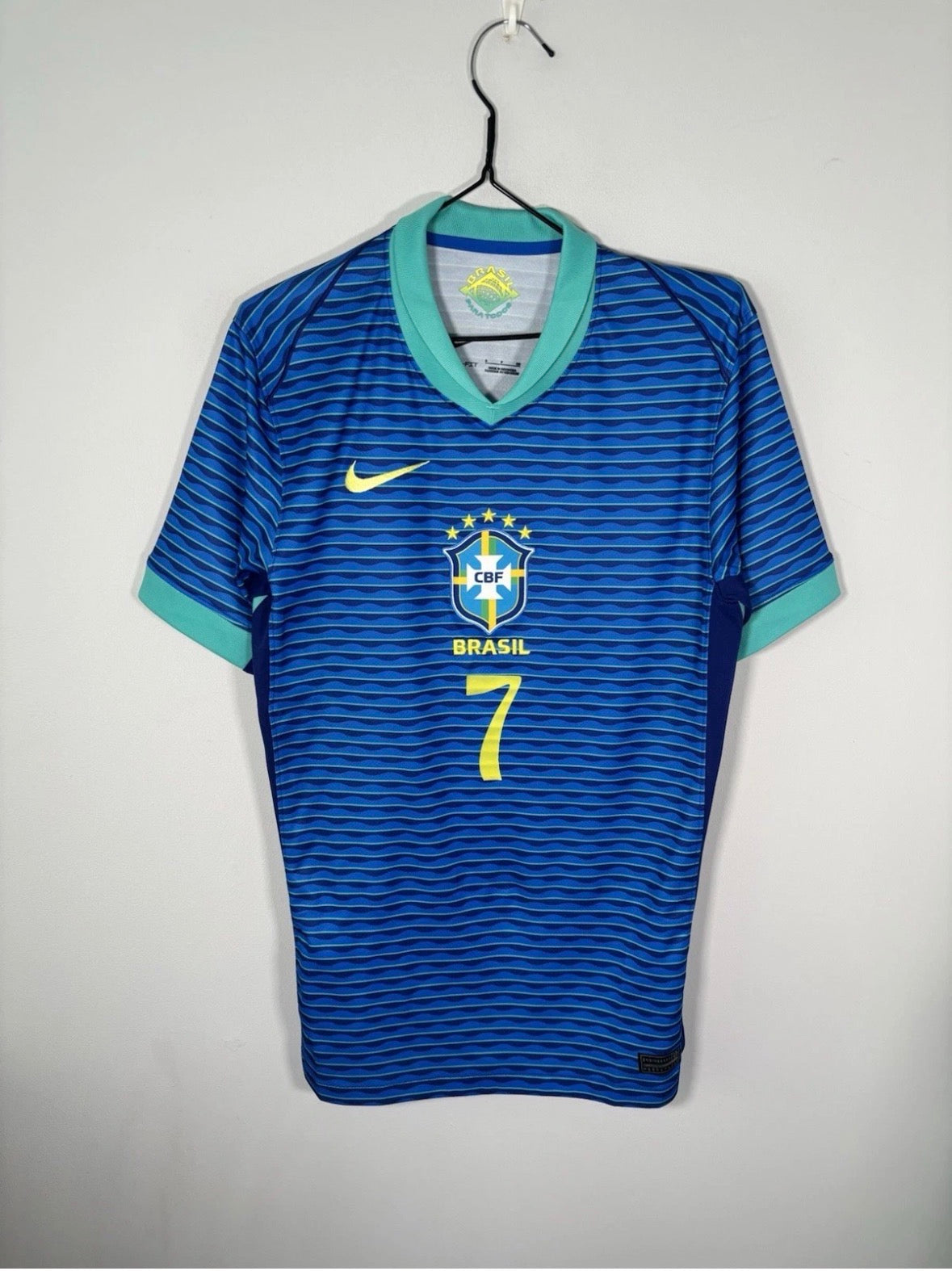 Brazil Away Shirt 2024 Vini Jr (S)