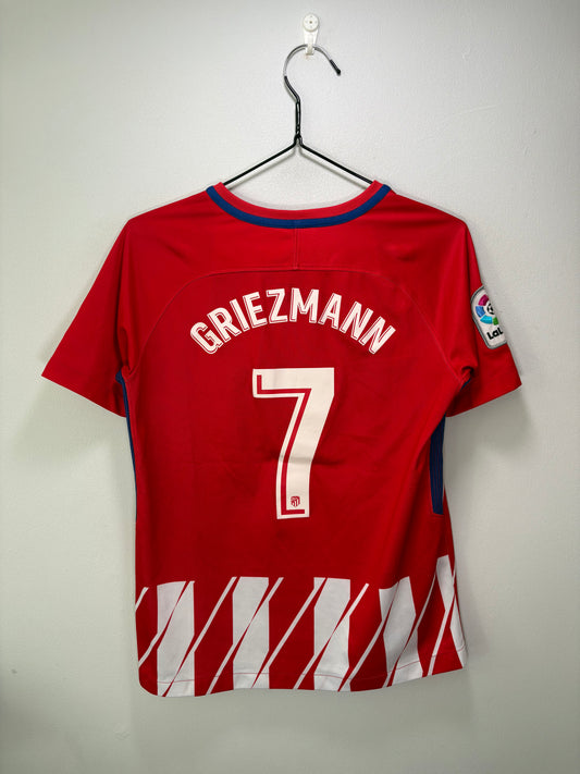 Atletico Madrid Authentic Hjemmebanetrøje 2017/18 Griezmann (LK)