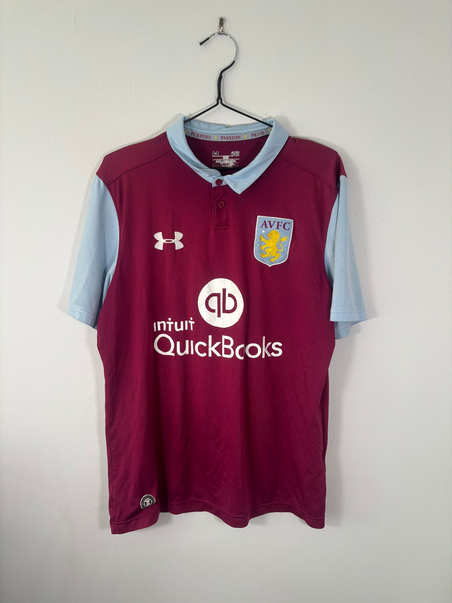 Aston Villa Home Shirt 2016/17 Baldock (L)