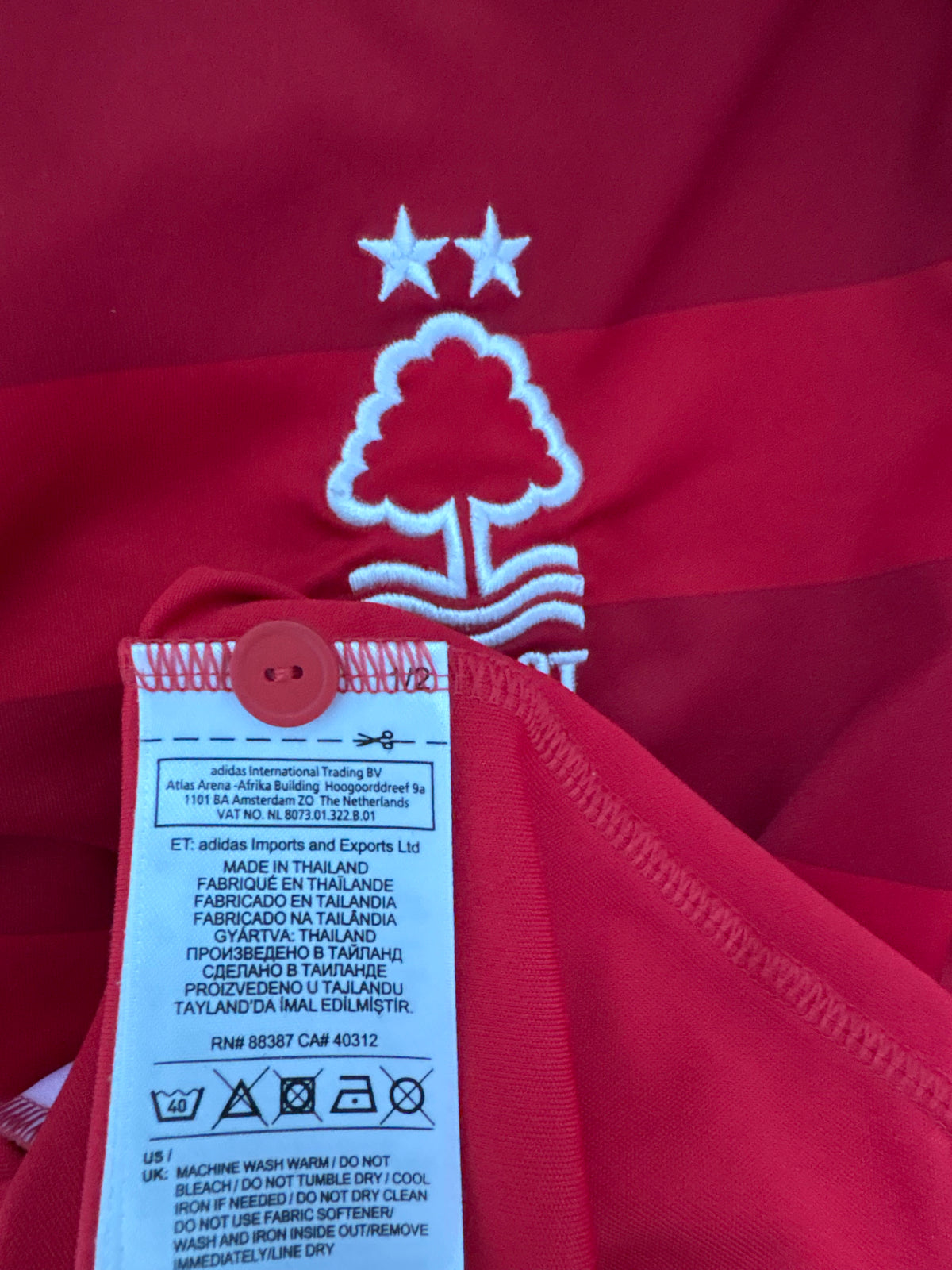 Maillot Domicile Authentique Nottingham Forest 2016/17 (L)