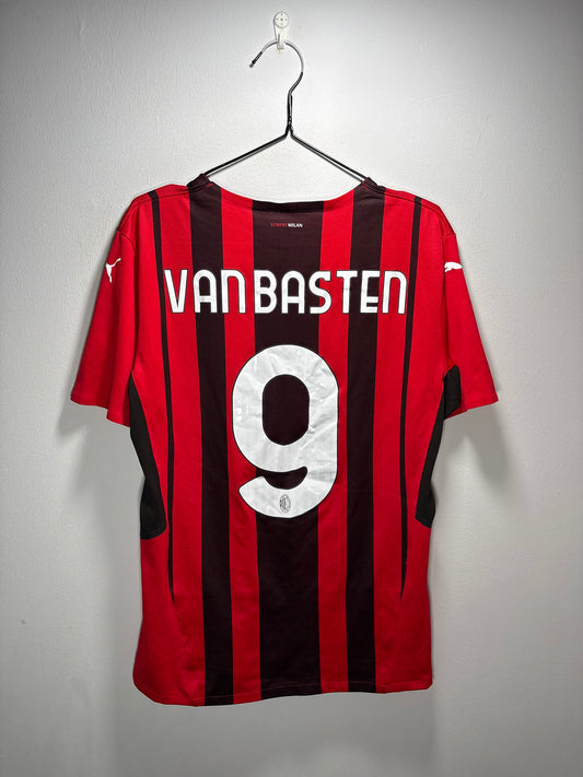 Ac Milan Authentic Home Shirt 2021/22 Van Basten (L)