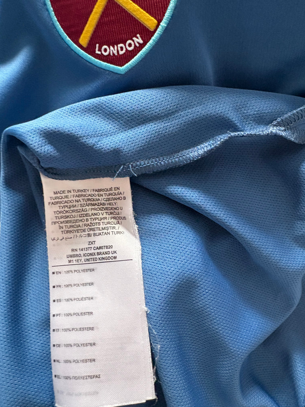 West Ham Authentic Goalkeeper 2021/22 Areola (L)
