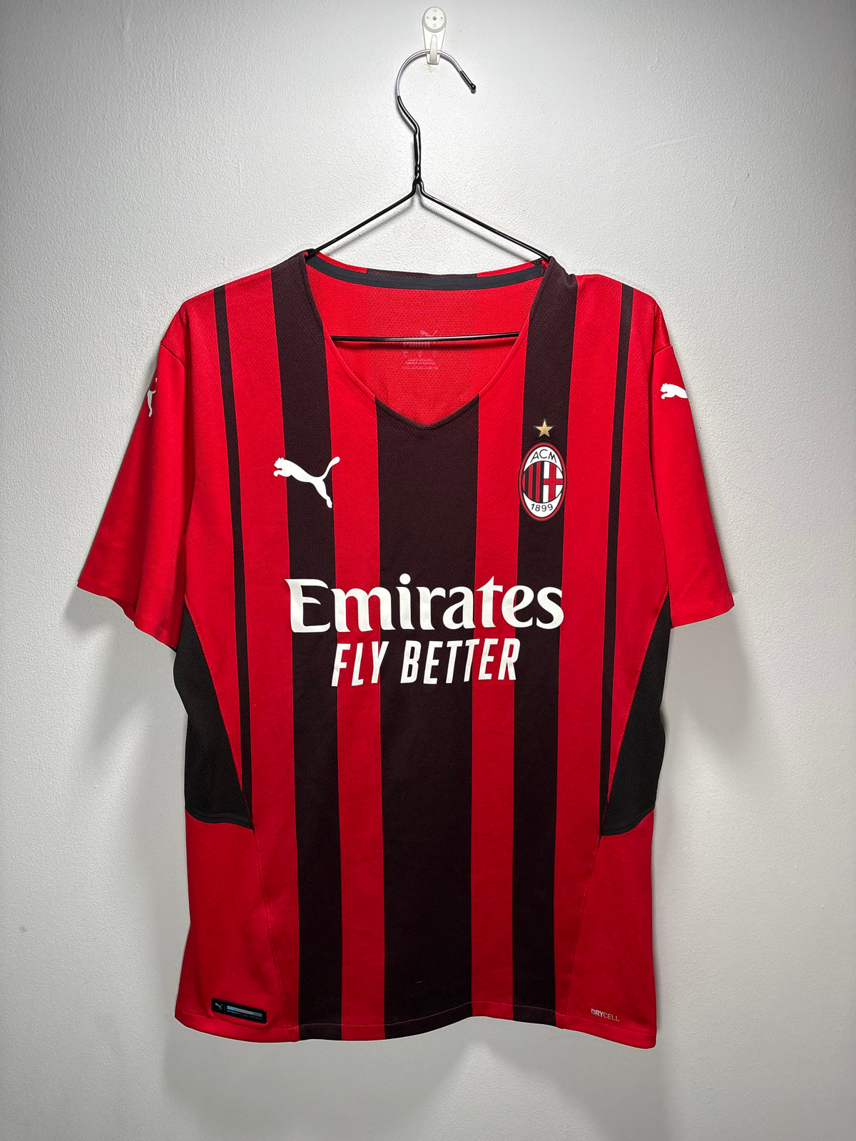 Ac Milan Authentic Home Shirt 2021/22 Van Basten (L)