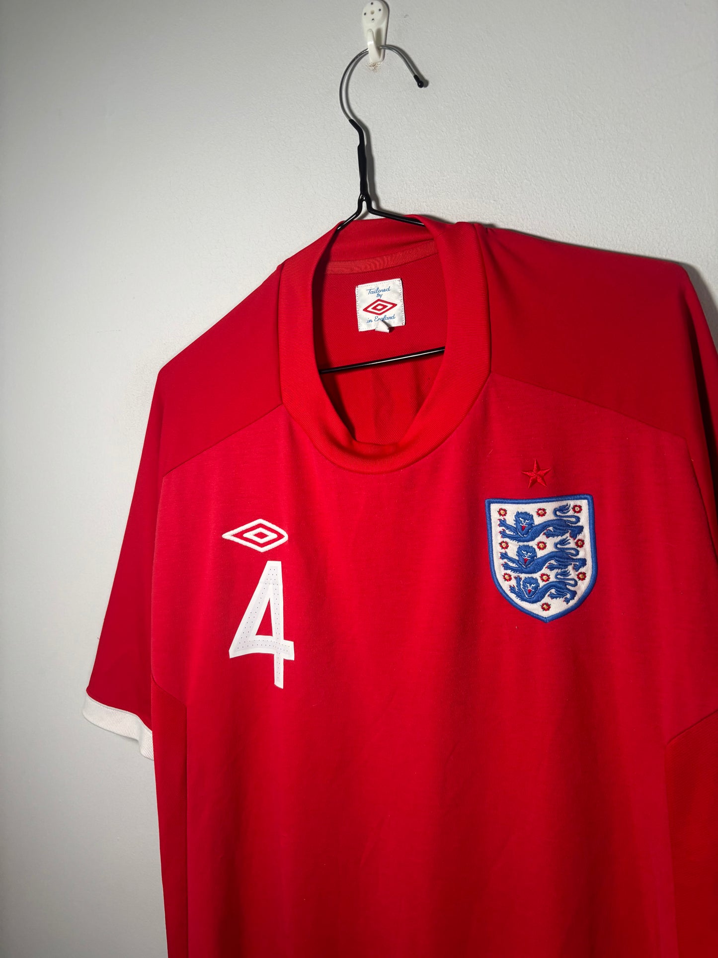 England Away Shirt Gerrard 2010 (XL)