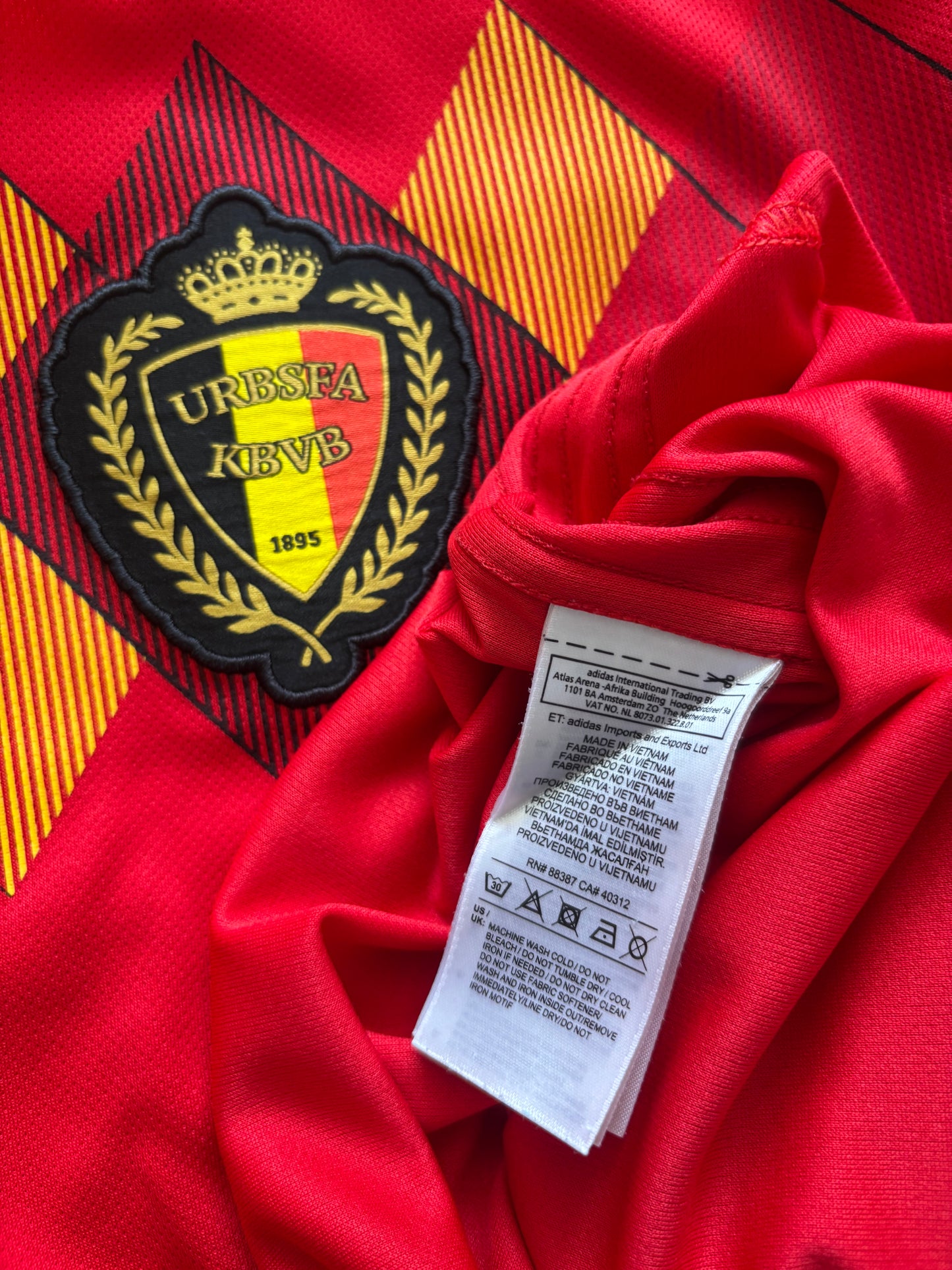 Belgium Home Shirt 2018 (S)