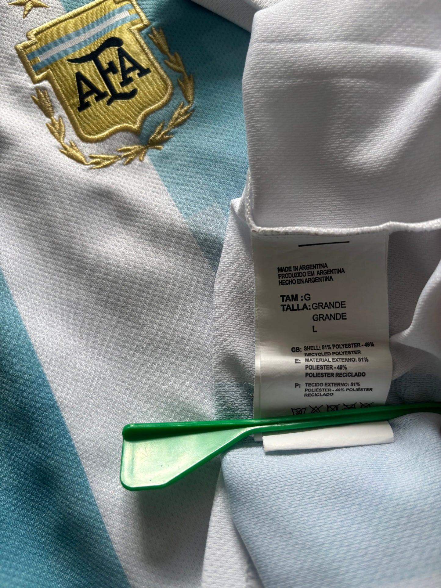 Argentina Home Shirt 2018 (L)