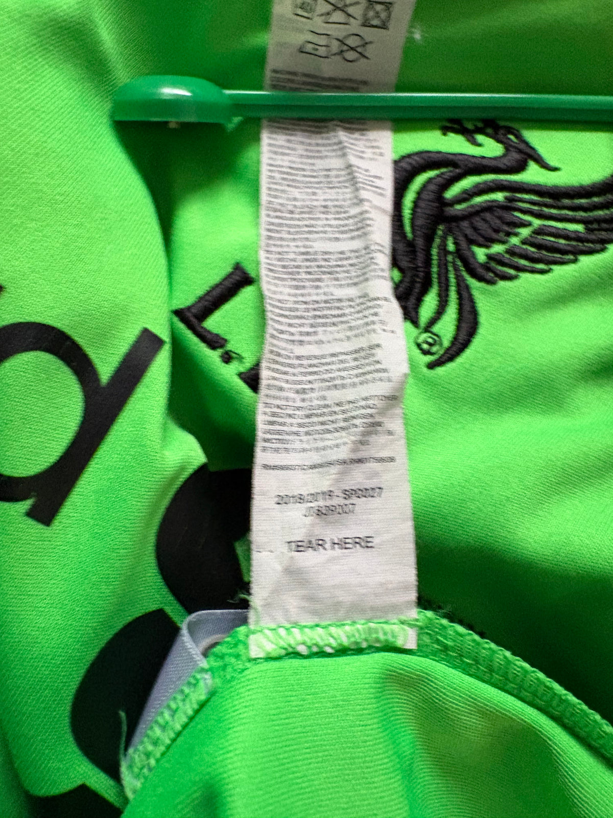 Liverpool Authentic Goalkeeper Shirt 2018/19 Karius (LK)