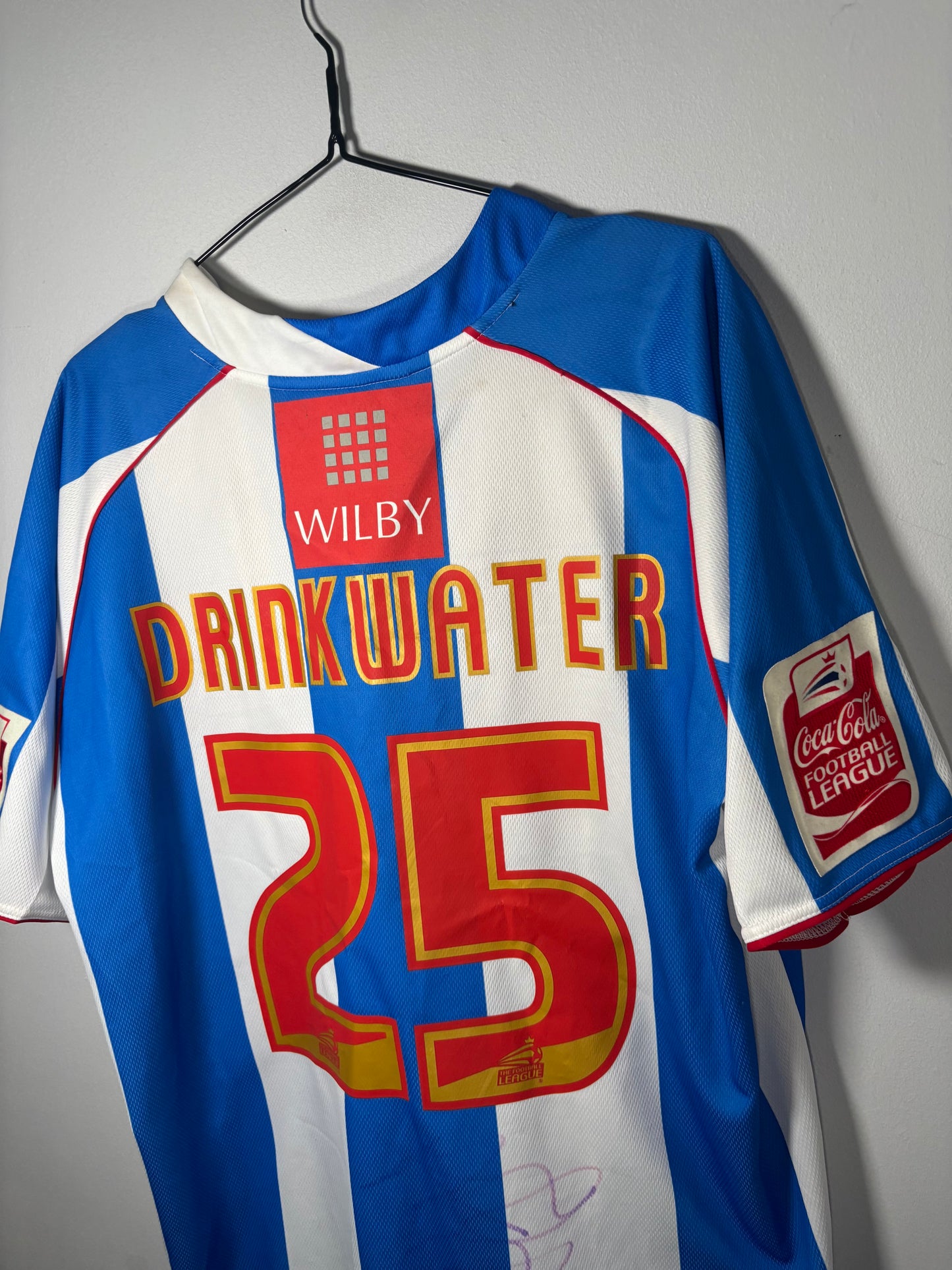 Huddersfield Town Signed Home Shirt 2009/10 Danny Drinkwater (XL)