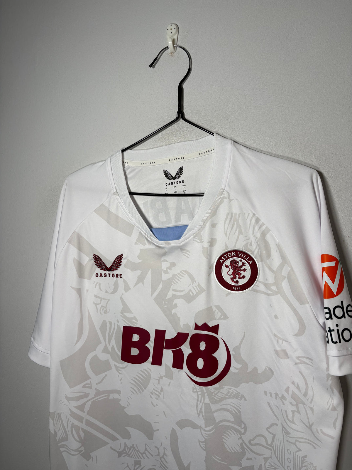 Aston Villa Authentic Away Shirt 2023/24 Diaby (L)