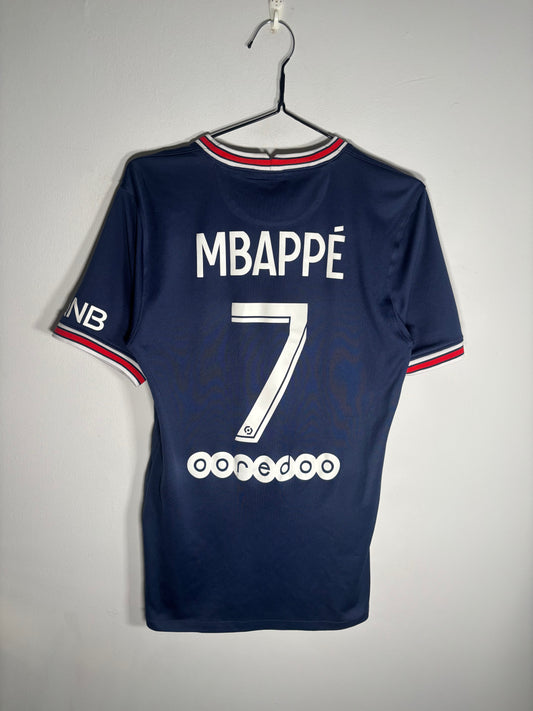 PSG Home Shirt 2021/22 Mbappe (S)