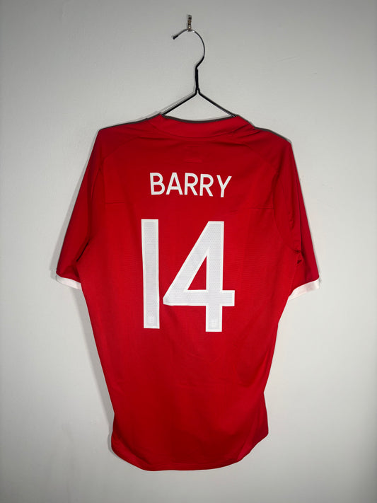 England Away Shirt 2010 Gareth Barry (L)