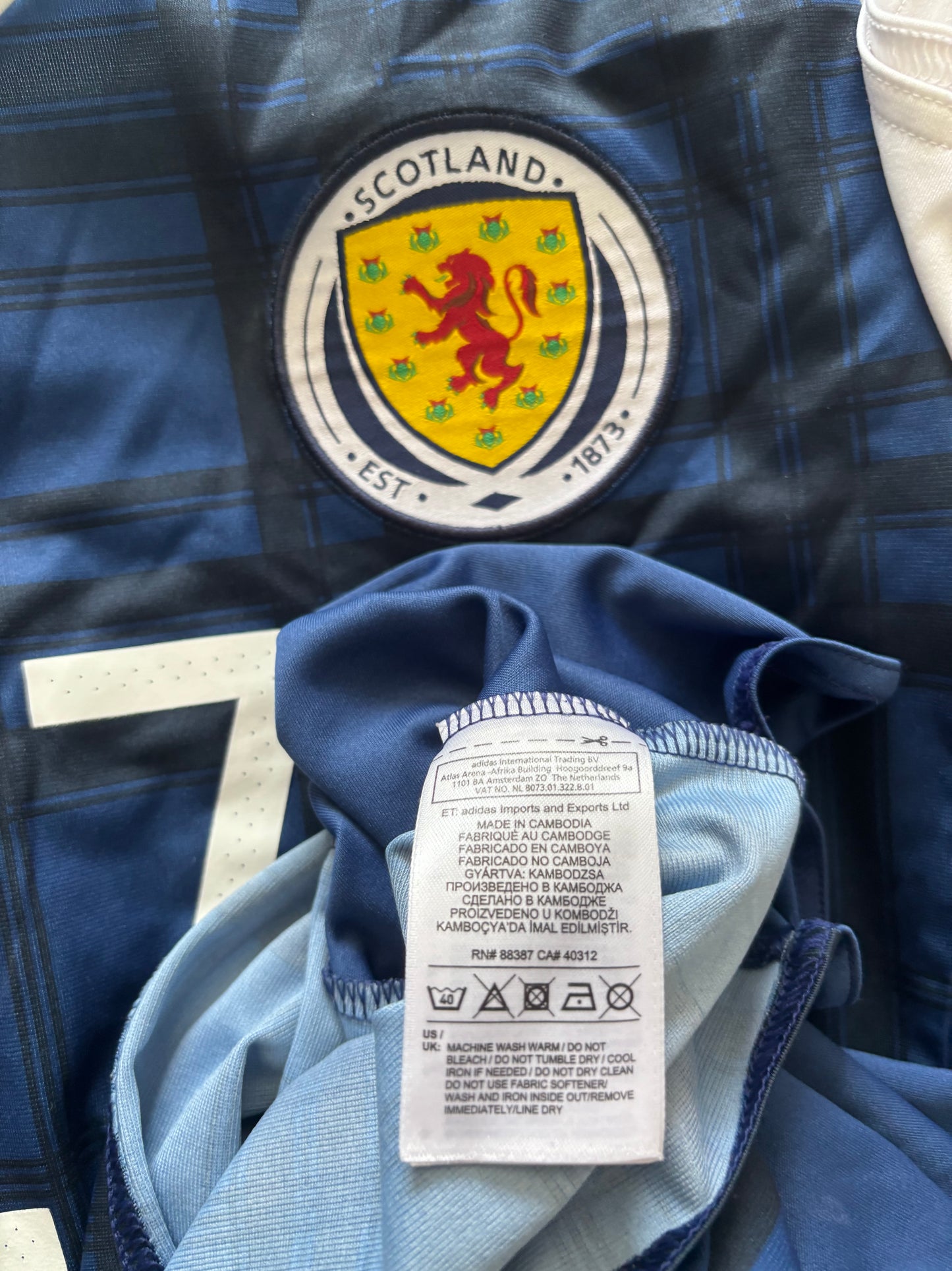Scotland Home Shirt 2016 (M)