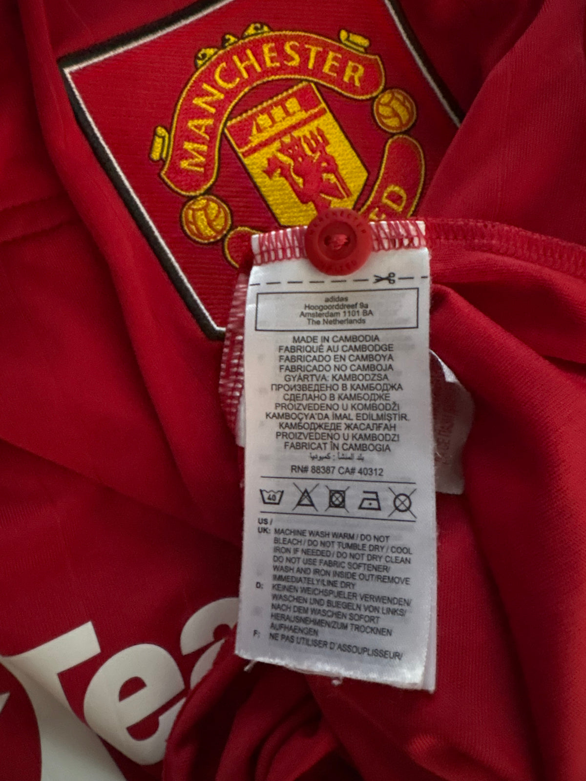 Manchester United Authentic Hjemmebanetrøje 2022/23 Eriksen (L Børn)