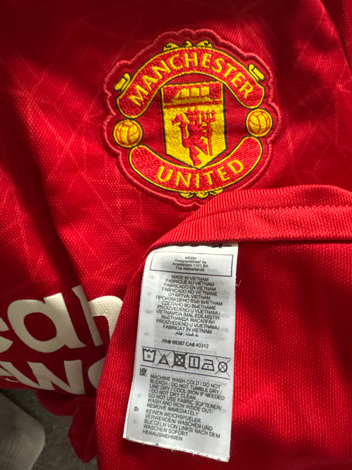 Manchester United Home Shirt 2023/24 Garnacho (M)