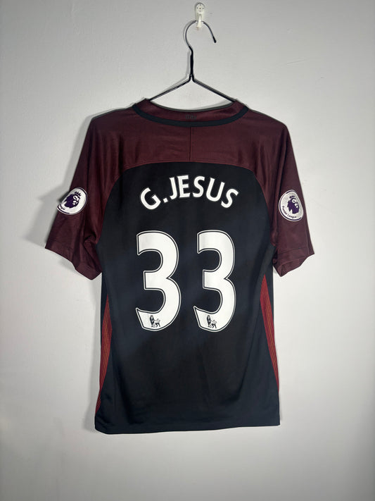 Manchester City Away Shirt 2016/17 Jesus (S)