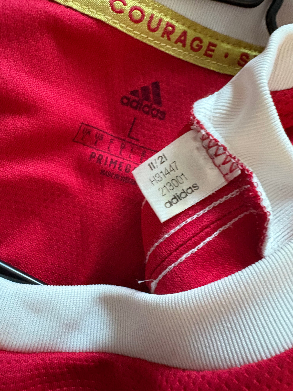 Manchester United Authentic Home Shirt 2021/22 Sancho (L)