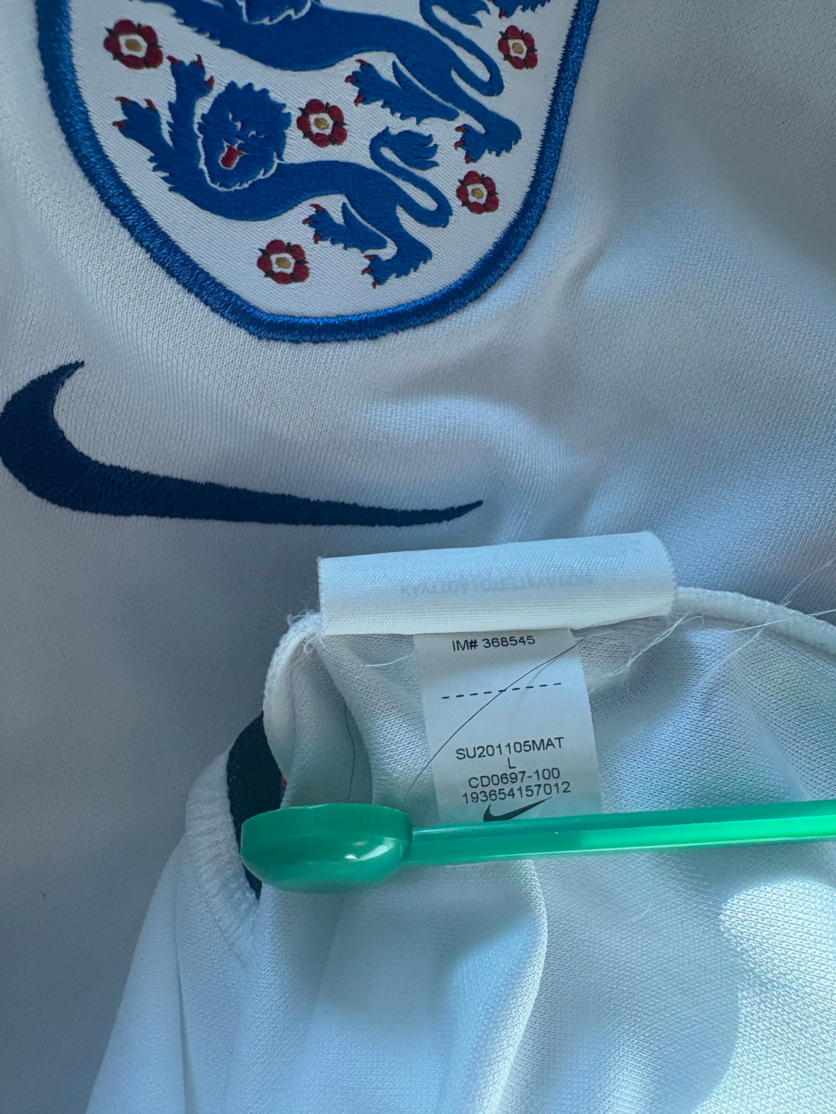 England Home Shirt 2020  Kalvin Phillips (L)