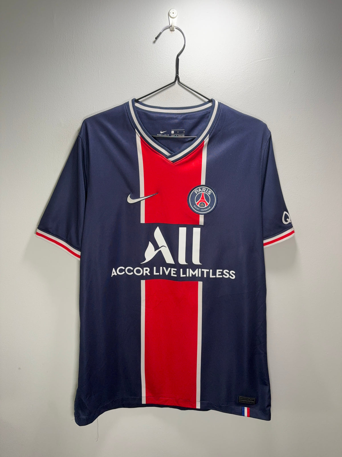 Maillot Domicile Authentique PSG 2020/21 Mbappé (L)