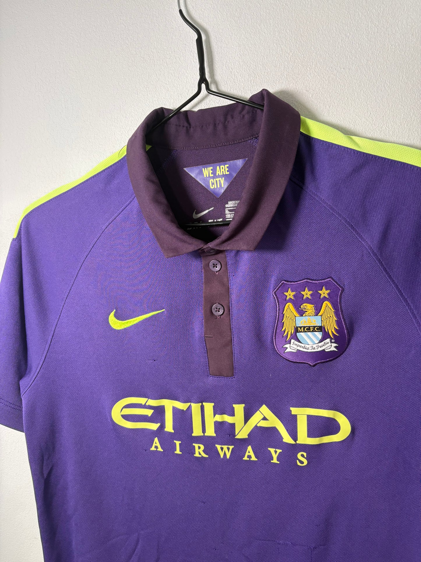 Manchester City Third Shirt 2014/15 Aguero (XLB)