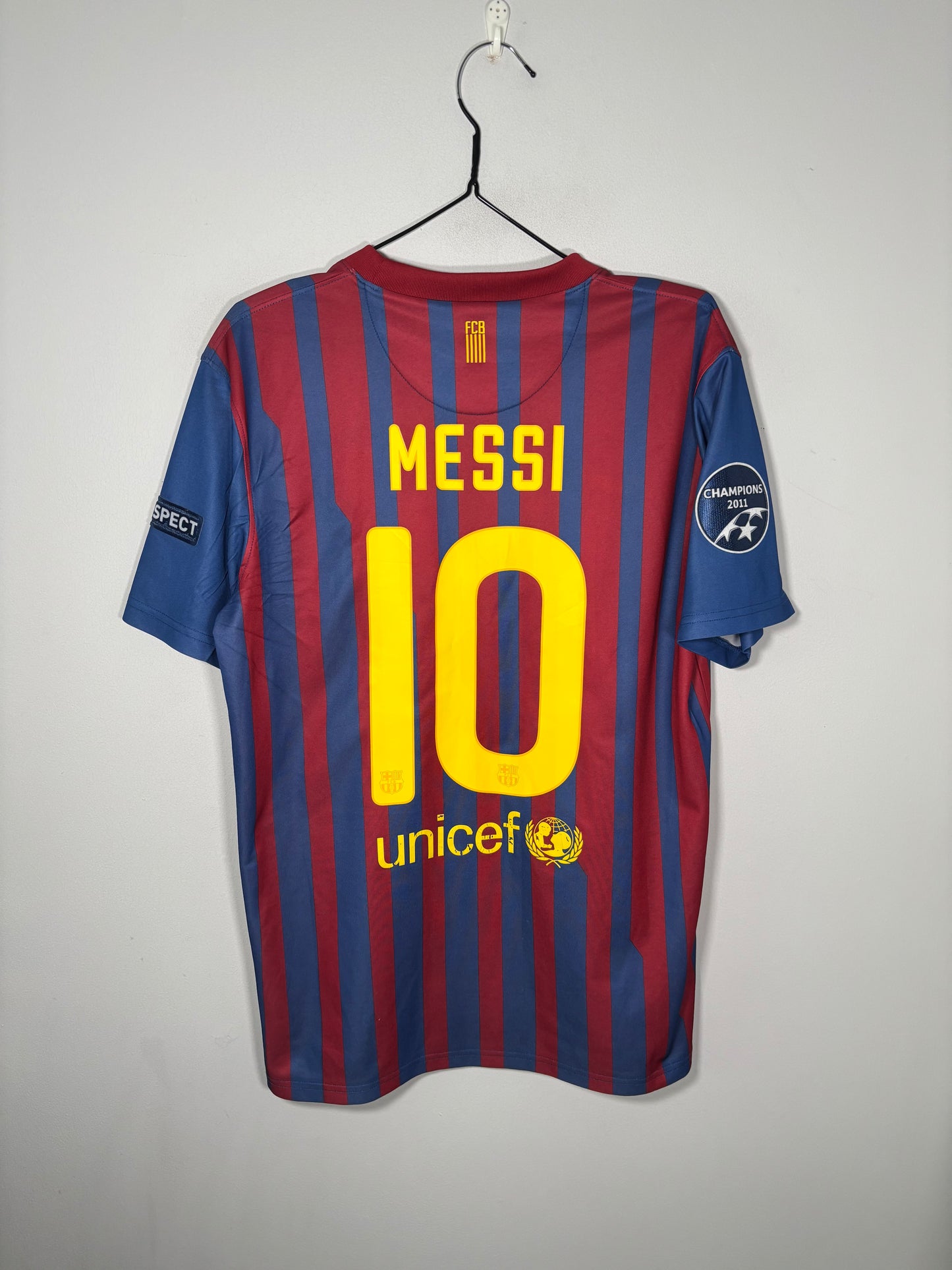 Barcelona Home Shirt 2011/12 Lionel Messi (M)