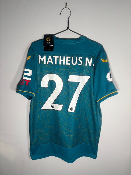Wolves Away Shirt 2022/23 Matheus Nunes (L)