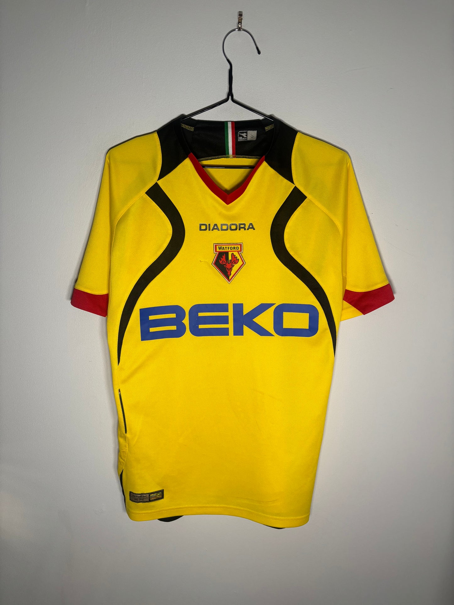 Watford Home Shirt 2007/08 Demerit (S)