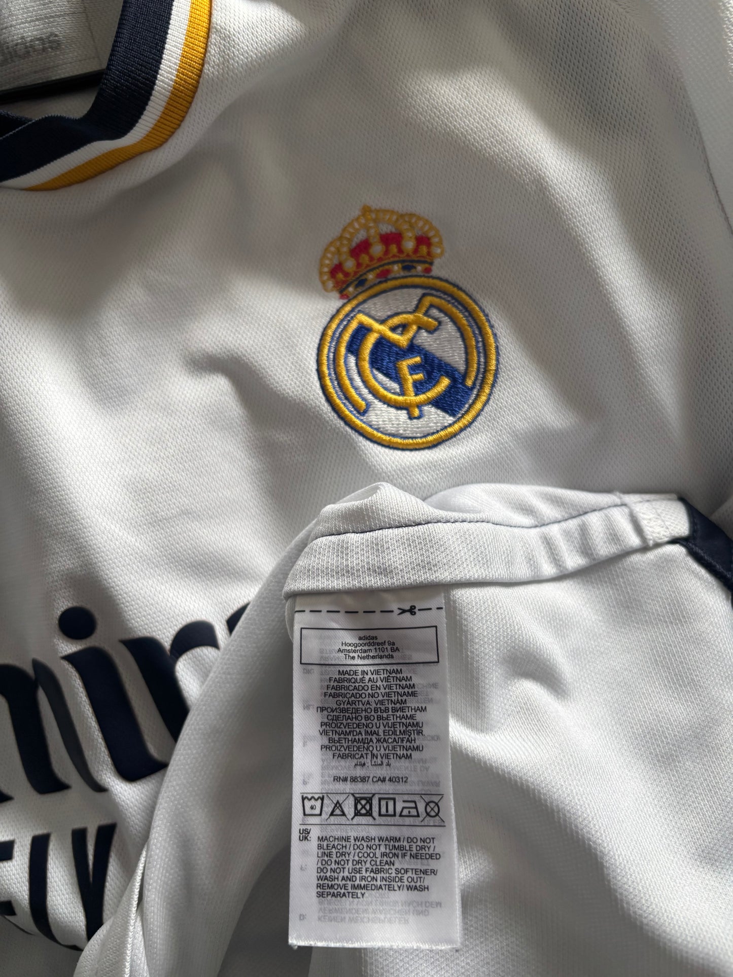 Real Madrid Home Shirt 2023/24 (S)