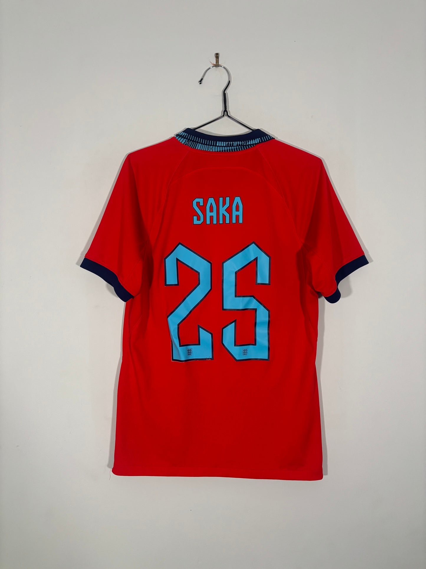 England Away Shirt 2022 Saka (S)