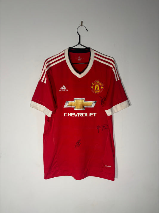 Manchester United Signed Home Shirt 2015/16 (L)