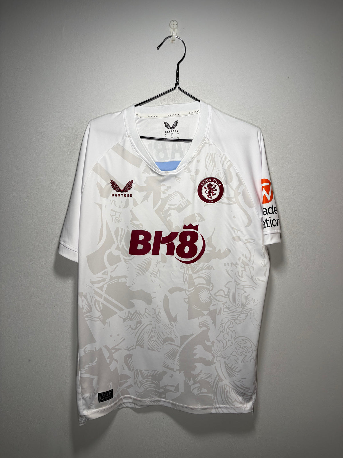 Aston Villa Authentic Away Shirt 2023/24 Diaby (L)
